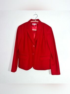 Pendleton‎ Women's 14 Petite Vintage Red
Virgin Wool Blazer Jacket